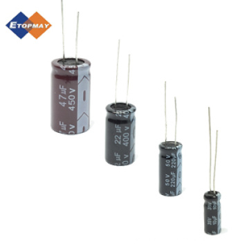 Capacitor eletrolítico de alumínio de 22UF 50V